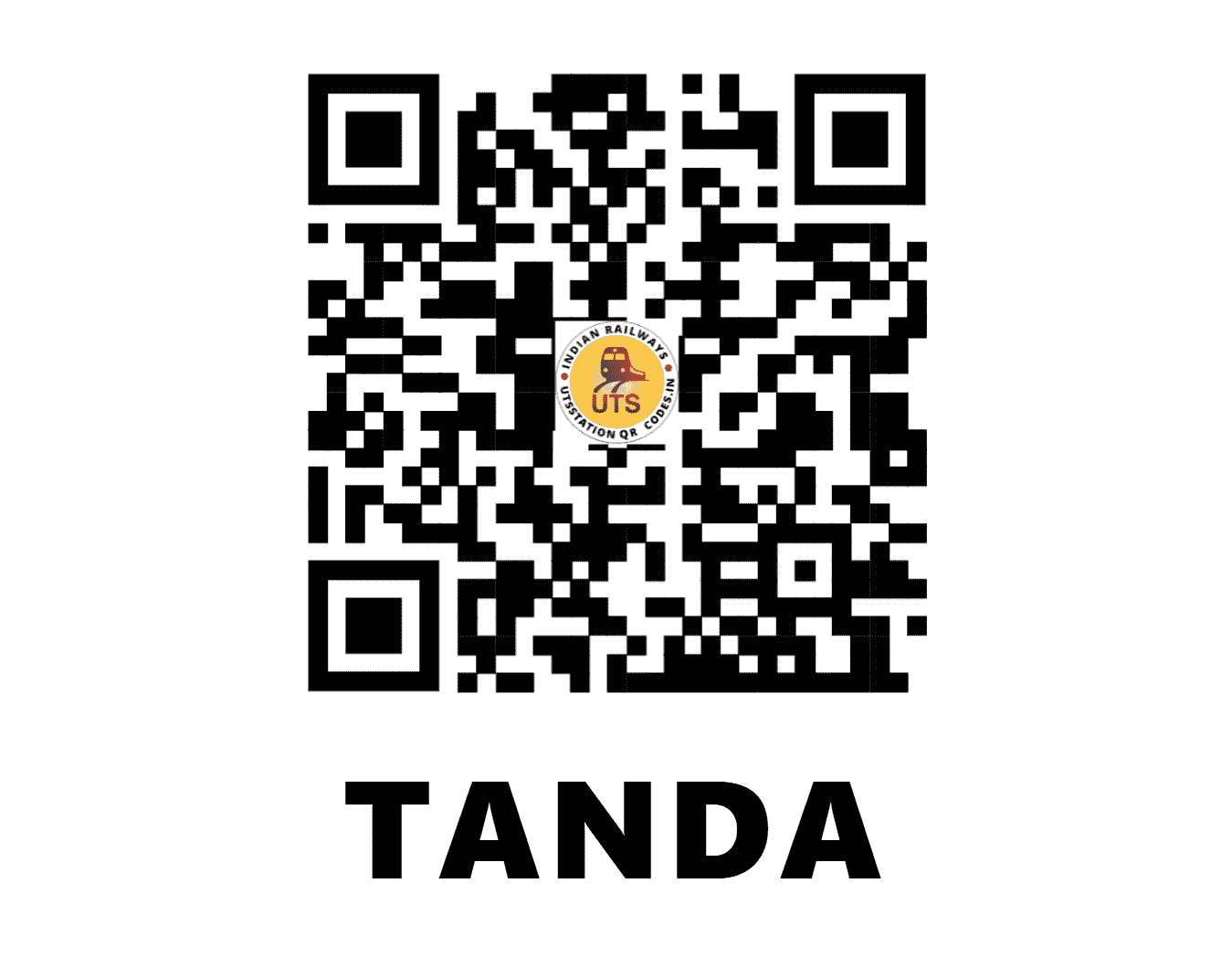 UTS QR Code for TANDA - TD - NR (UTTAR PRADESH)